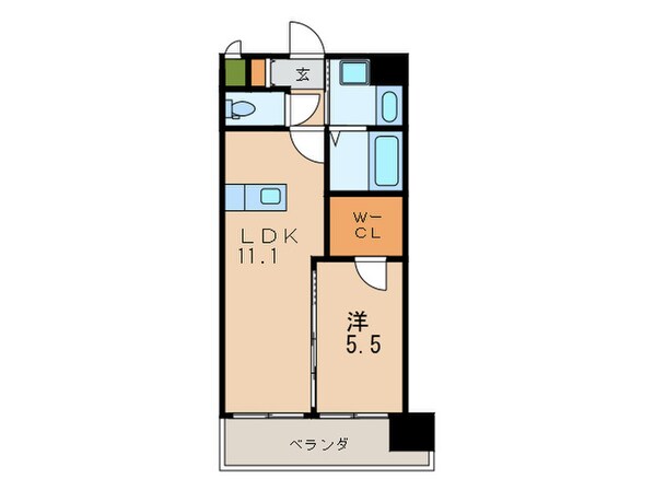 アクシオ北九州の物件間取画像